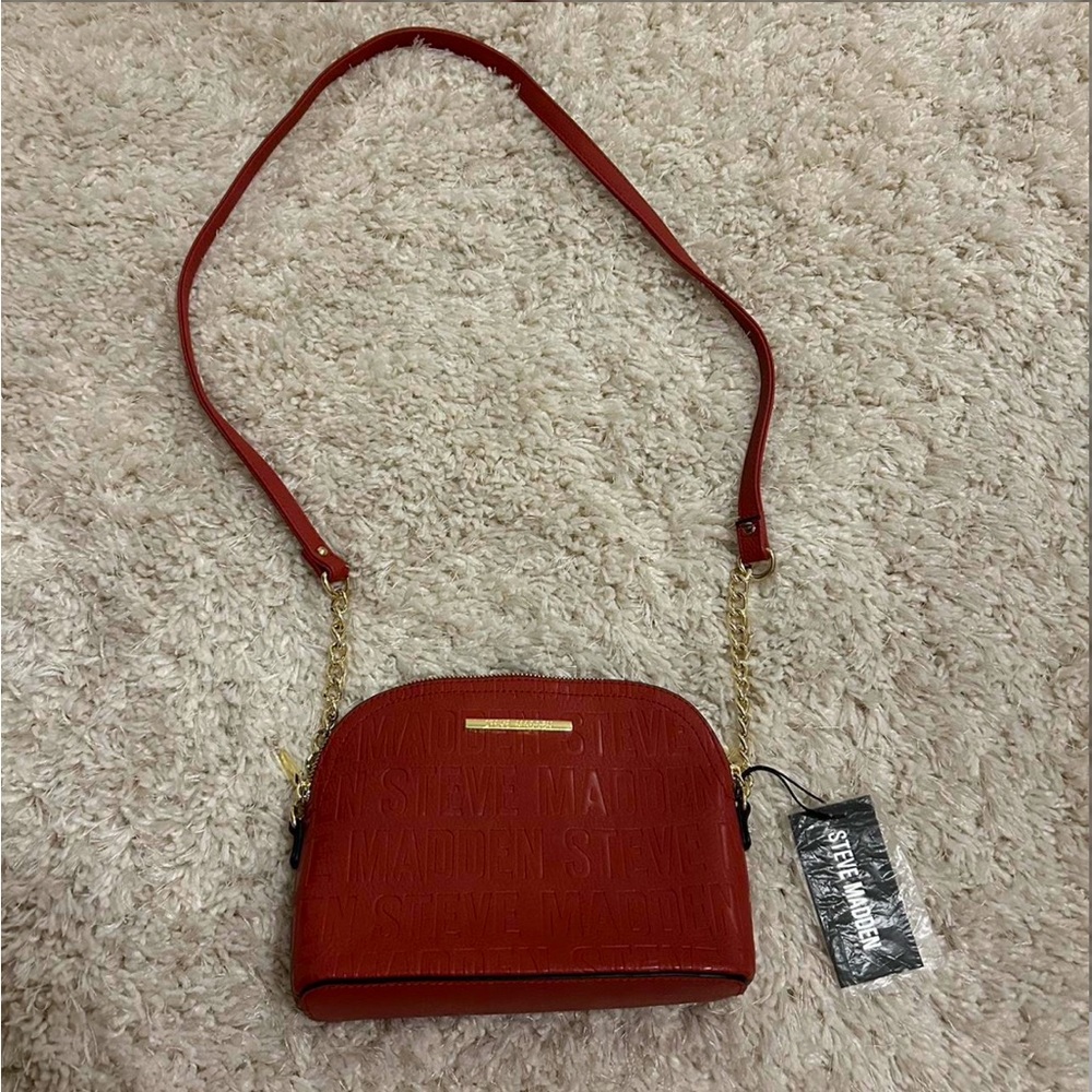 NWT Steve Madden Maroon Crossbody Purse